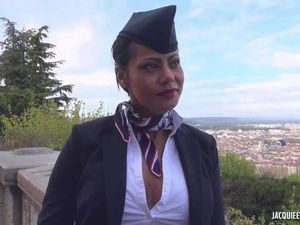 Lyonnaise is a flight attendant who is